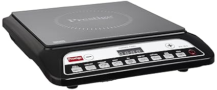 Prestige PIC 20 1200 Watt Induction Cooktop with Push button (Black)