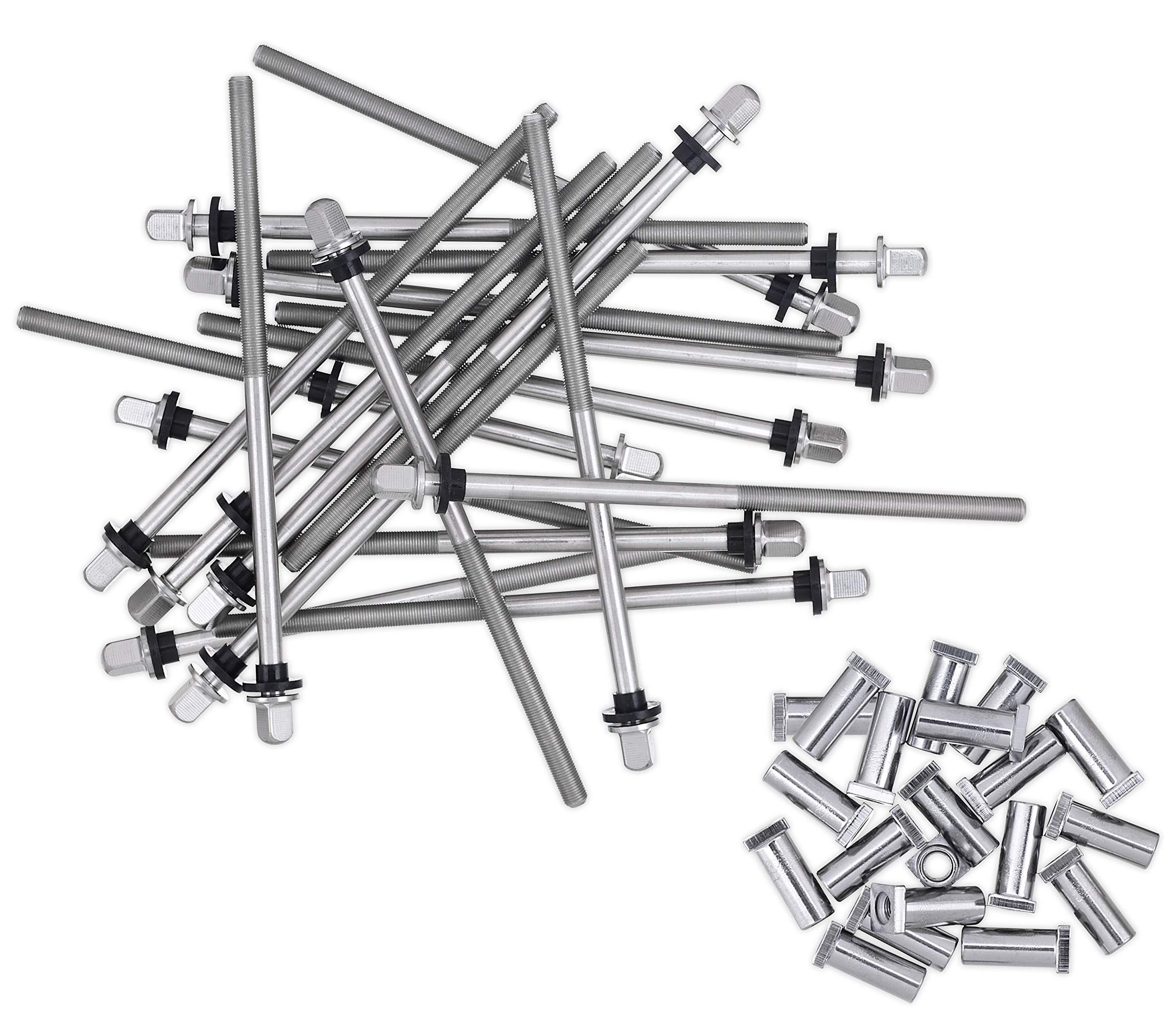 DW True Pitch Bass Drum Tension Rods (20-pack) 20 Pack