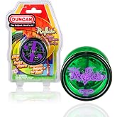 Duncan Toys Reflex Auto-Return Yo-Yo, Beginner String Trick Yo-Yo, Green | Returns to Hand via Centrifugal Clutch, Take-Apart for Easy Knot Removal, Lightweight Wide Shape, Great for New Players