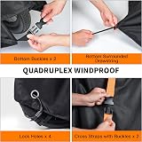 Faireach 800D Waterproof Bike Cover for 2 Bikes with Straps & Bag view 7