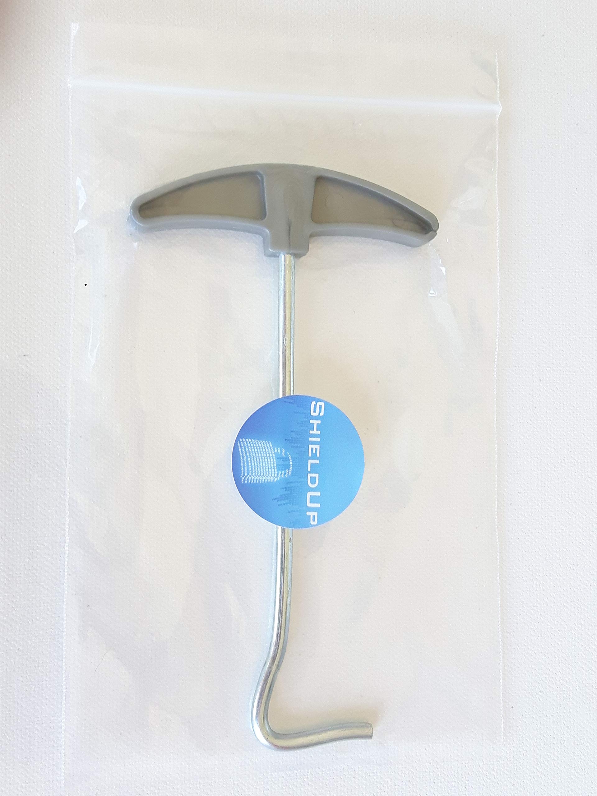 ShieldUp Camping Tent Peg Extractor - Steel with Plastic Handle