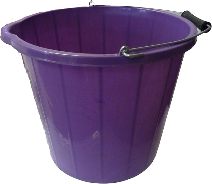 PLASTIC BUCKET 3 GALLON PURPLE MADE IN UK Amazon.co.uk Garden & Outdoors