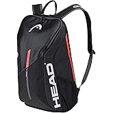 HEAD 2022 Tour Team Backpack, Black/Orange