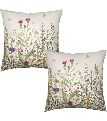 Federa Quadrata 45x45 Cm In Misto Lino E Cotone HOSL – Gufi E Alberi, Design Cartoon, Fodera Decorativa - 4