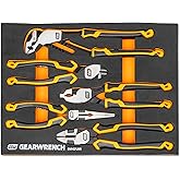 GEARWRENCH 5 Piece PITBULL Cushion Grip Pliers Set in Foam Storage Tray - GWMSPLR01