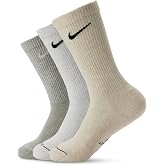 Nike Unisex Adult Everyday Elevated Crew Socks (3-Pack) | Mens and Womens