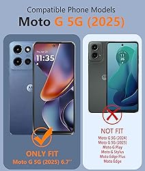 FNTCASE for Motorola Moto G-5G-2025 Case: Moto G