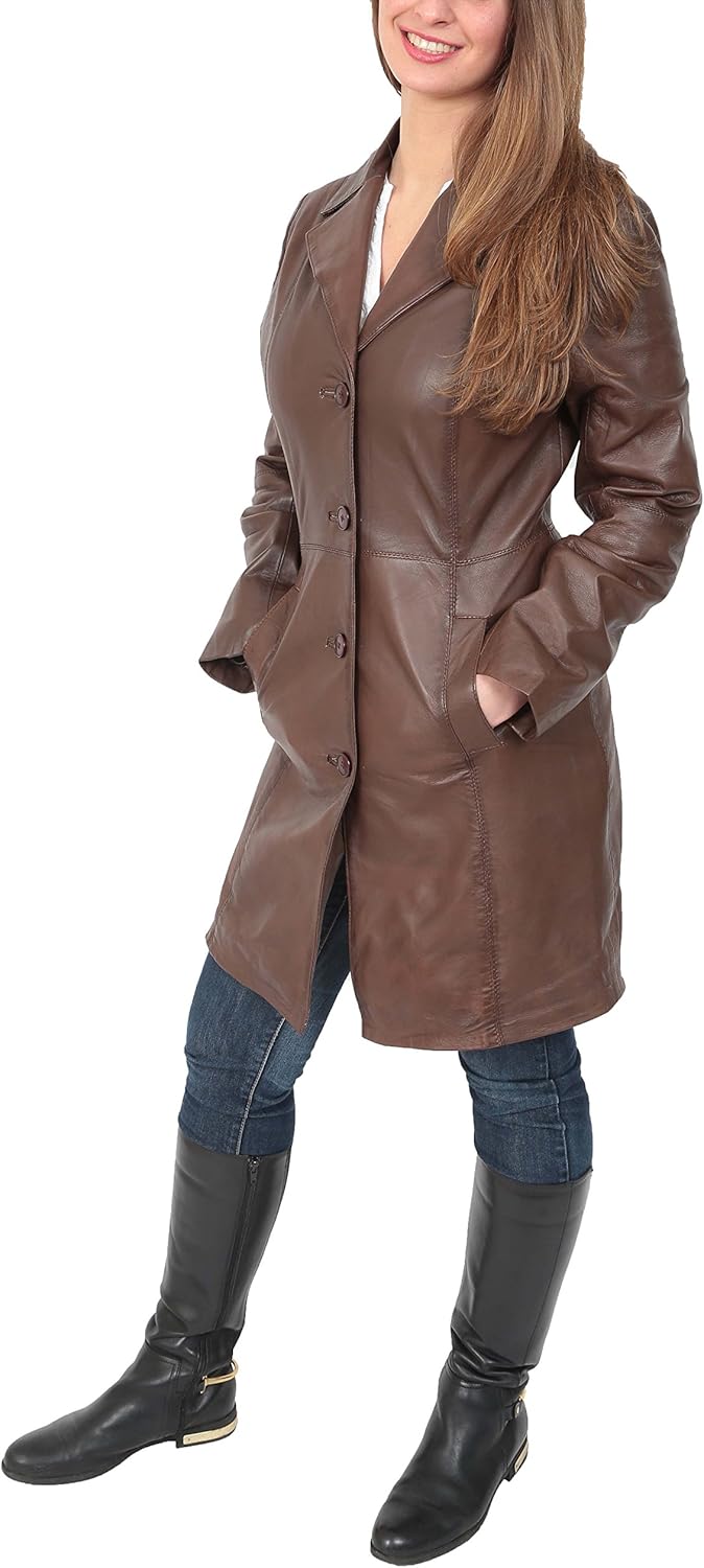 ladies single breasted coat