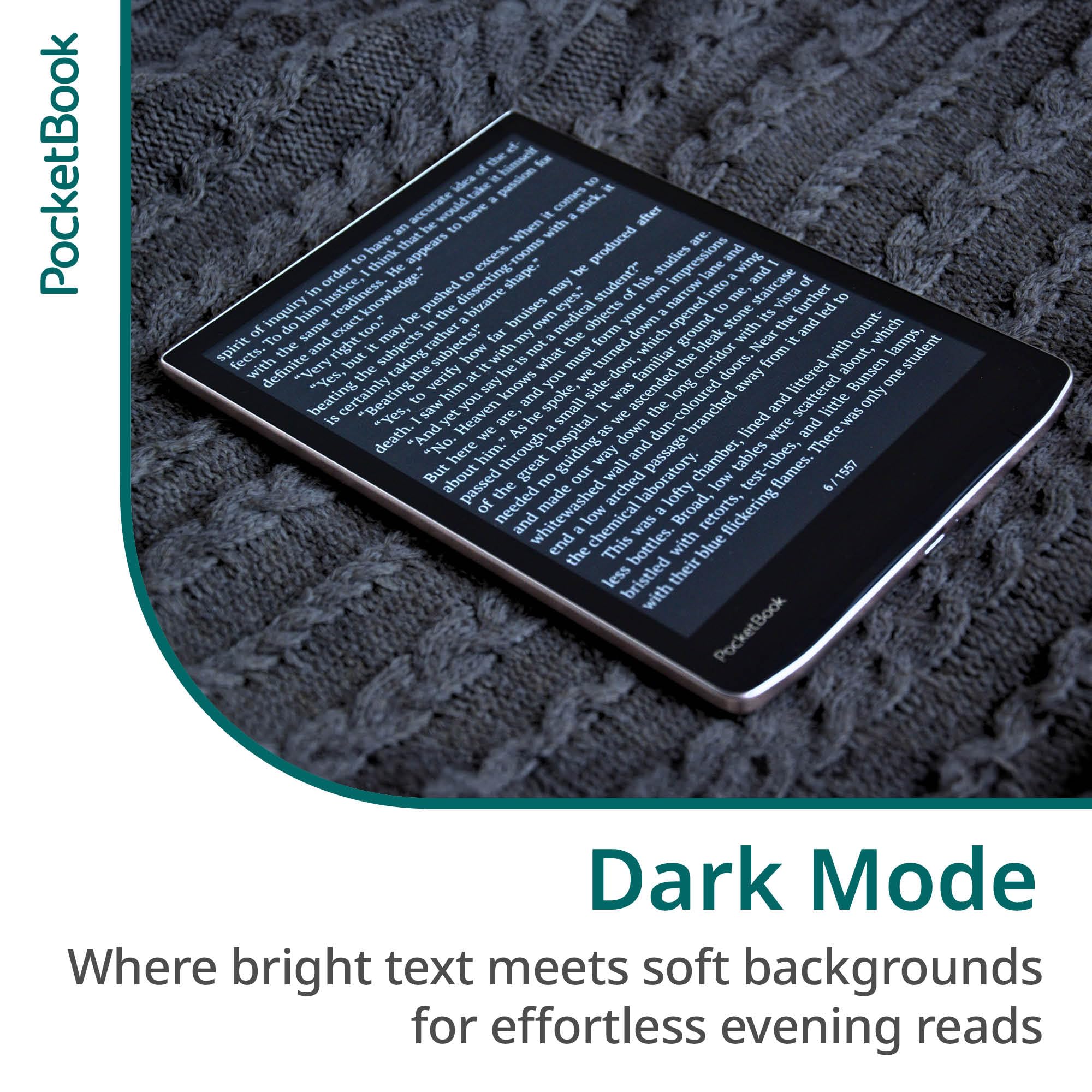 PocketBook Verse Pro E-Reader Waterproof | Eye-Friendly 6'' E-Ink Carta™ HD Touchscreen | Audio-Book & E-Book Reader | Text-to-Speech Function | SMARTlight | 16GB | WiFi & Bluetooth | Red