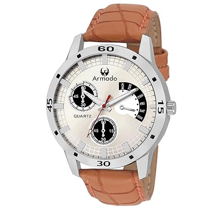 Analog Silver Dial Mens Watch