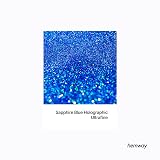 Hemway Holographic Sapphire Blue Glitter Shaker 130g Ultrafine Resin Craft view 2