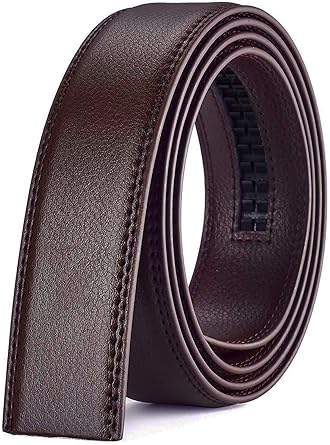 leather ratchet belt without buckle