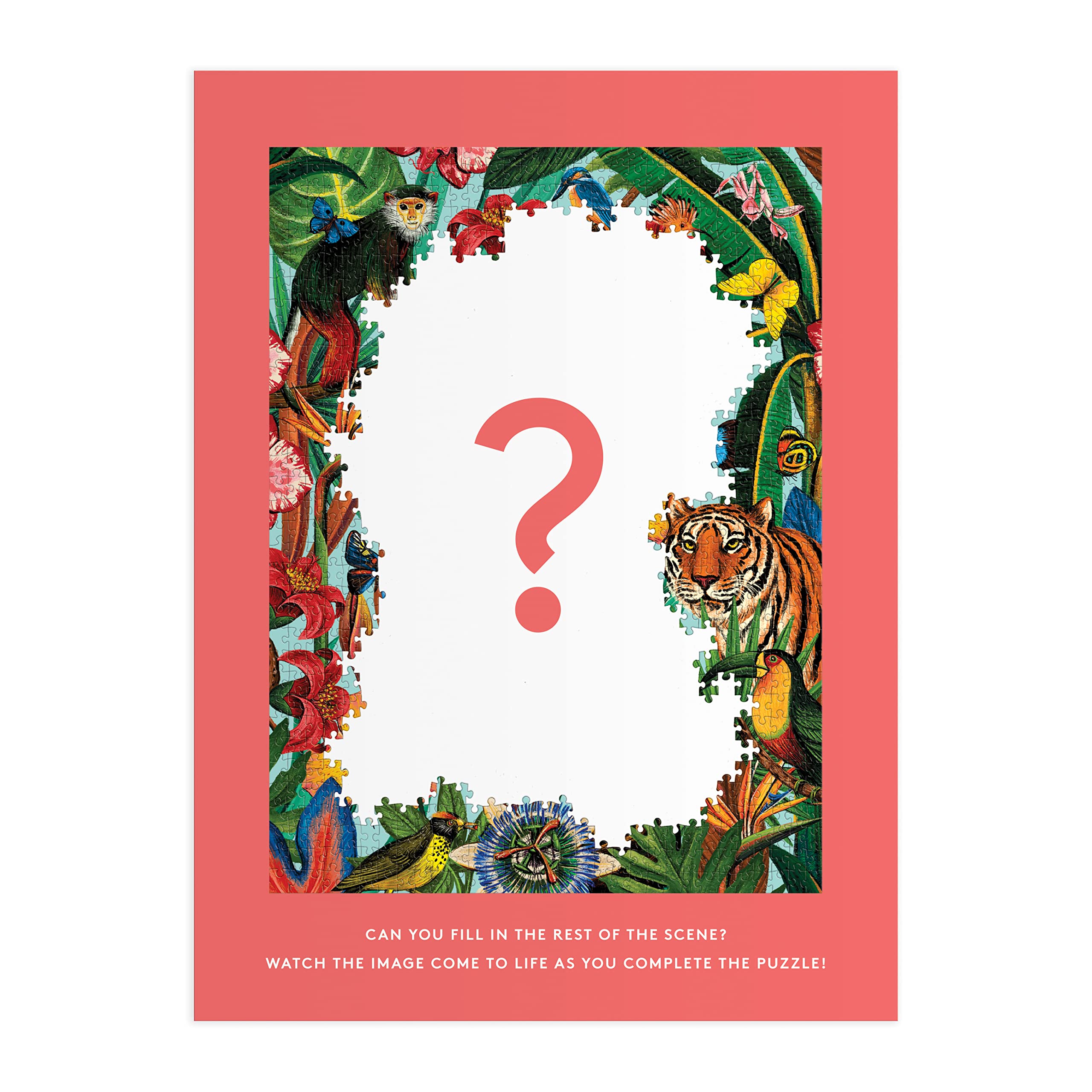 Galison Wild Tropics 1000 Piece Surprise Puzzle from Galison - 20