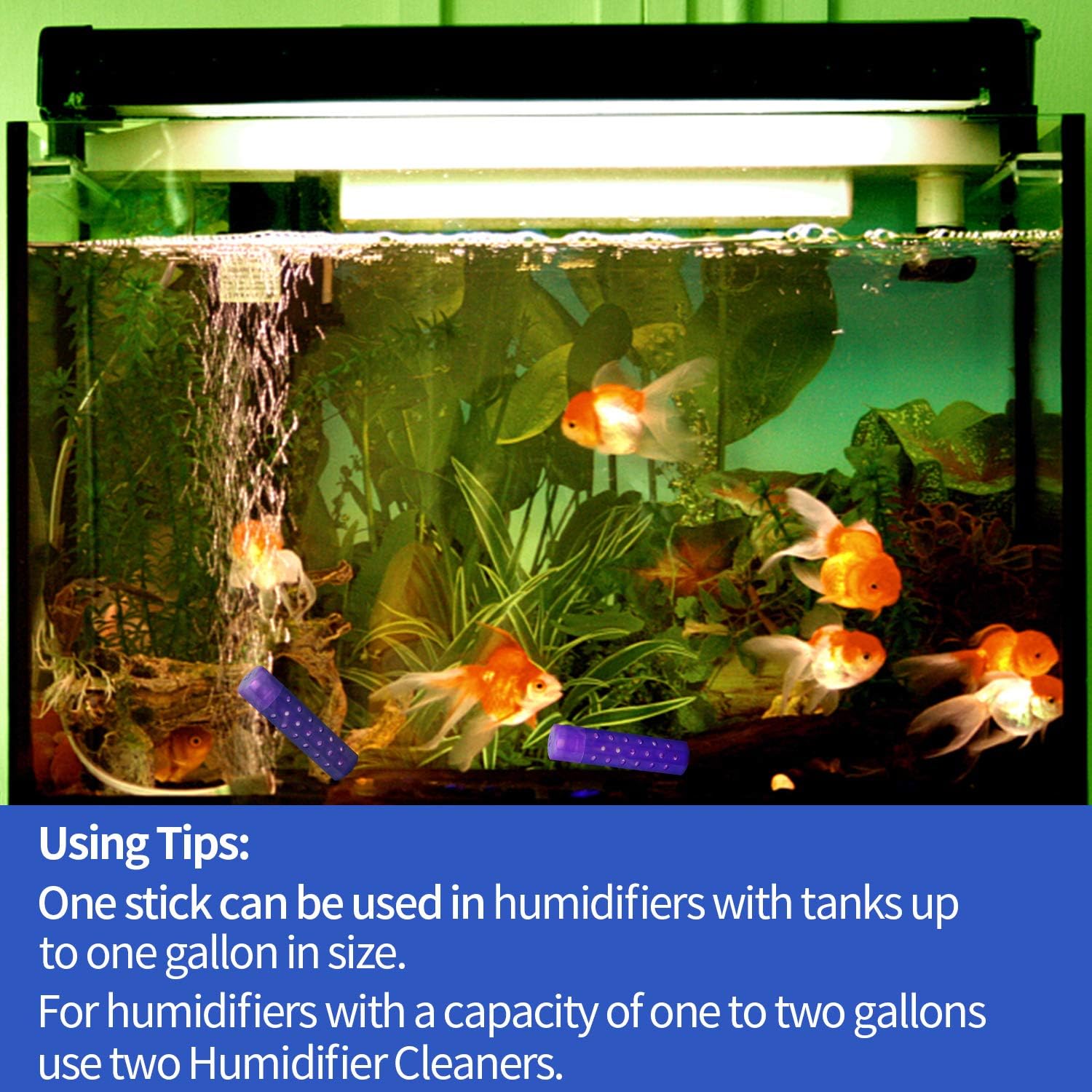 PIGUOAT 10 Pack Universal Humidifier Tank Compatible with Warm&Cool Mist Humidifiers, Evaporative Humidifiers and Fish Tanks, Compare to Guardian Technologies Aquastick Part #GGHS15: Home & Kitchen