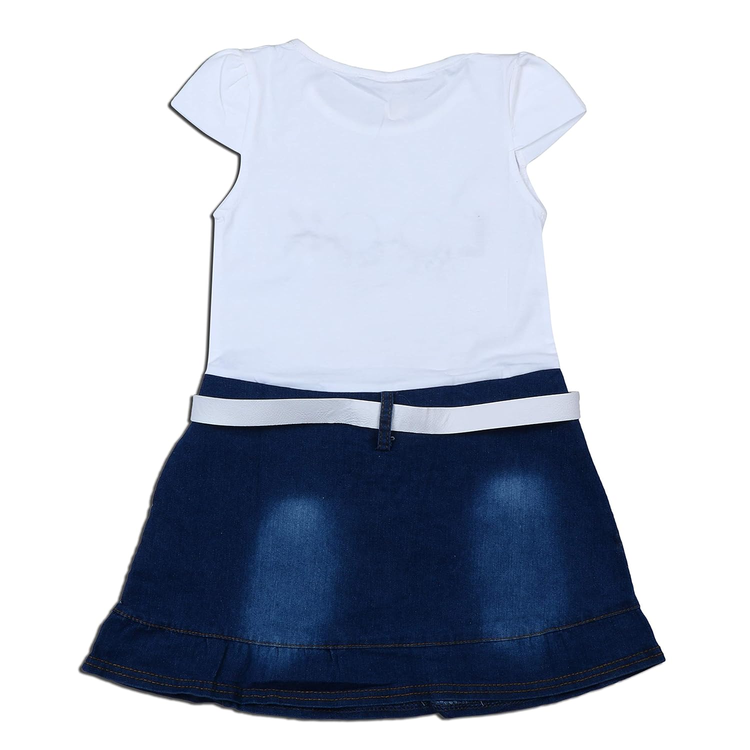 printed denim frocks