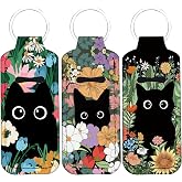 Cute Chapstick Holder Keychain,Lipstick Neoprene Clip-on Lip Balm Holder for Woman