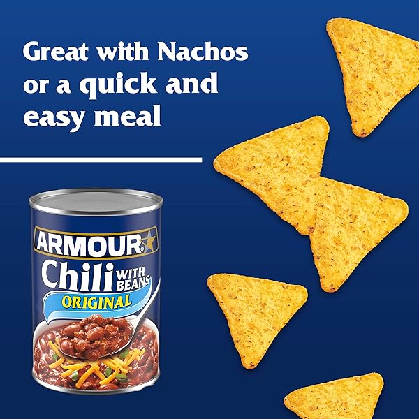 ARMOUR ORIGINAL CHILI WITH BEANS 14 OZ