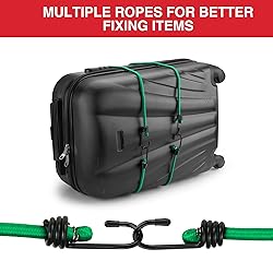 WORKPRO 24 Inch Bungee Cord with Hooks, 4 Pack
