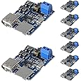 Coliao 8pcs MP3 Decoder Player Module TF Card U Disk Play with Audio Amplifier Audio Decoding Player Module Micro USB 5V Power Supply