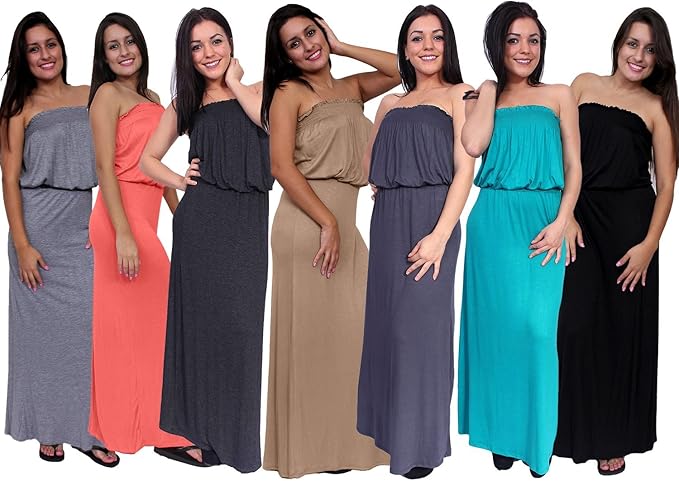 tube top maxi dress