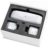 Air Esscentials The Diamond Gift Set, Smart Scent Air Machine Luxury Kit, Waterless Fragrance Oil Diffuser with 2 Scents & Bluetooth Control, Santal & Sensual Wood, White