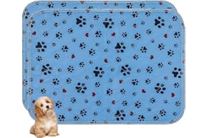 ESWIN Washable Pee Pads for Dogs,2 Pack Extra Large 36"x54" Super Absorbent Reusable Puppy Pads,Non-Slip 100% Waterproof Dog Pee Pads,Pet Training Pads for Couch, Crate,Potty Training,Floor