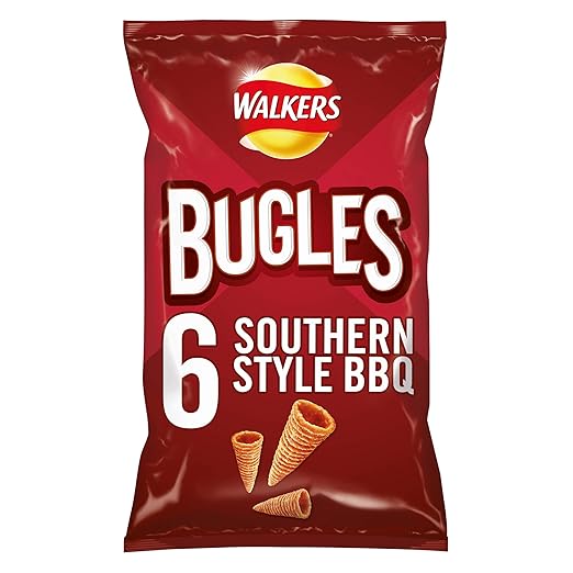 Walkers Bugles Southern Style BBQ Multipack Snacks, 6 x 20 g Amazon.co