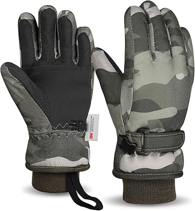 amazon kids snow gloves