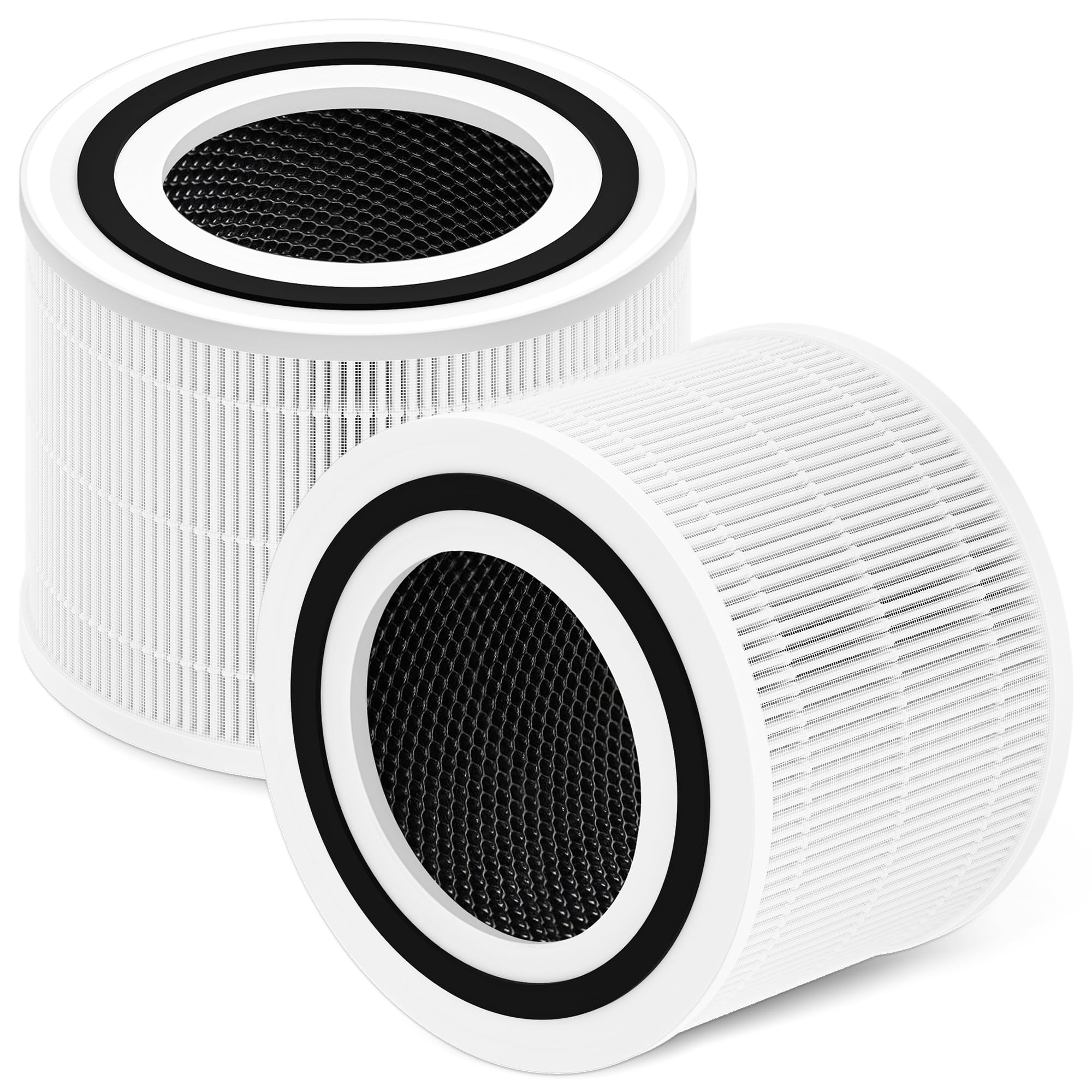 Photo 1 of Core 300 Replacement Filter for LEVOIT Core 300S and Core 300-P Air Purifier, 3-in-1 H13 True HEPA Filter Replacement, Compared to Part # Core 300-RF, 2 Pack, White, By Improvedhand