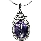 Amethyst pendant necklace
