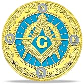 Masonic Car Emblem Freemason Metal Auto Decal (Compass &amp; Square Masonic Car Emblem)