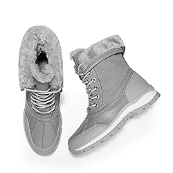 DREAM PAIRS Snow Boots for Women Waterproof Mid