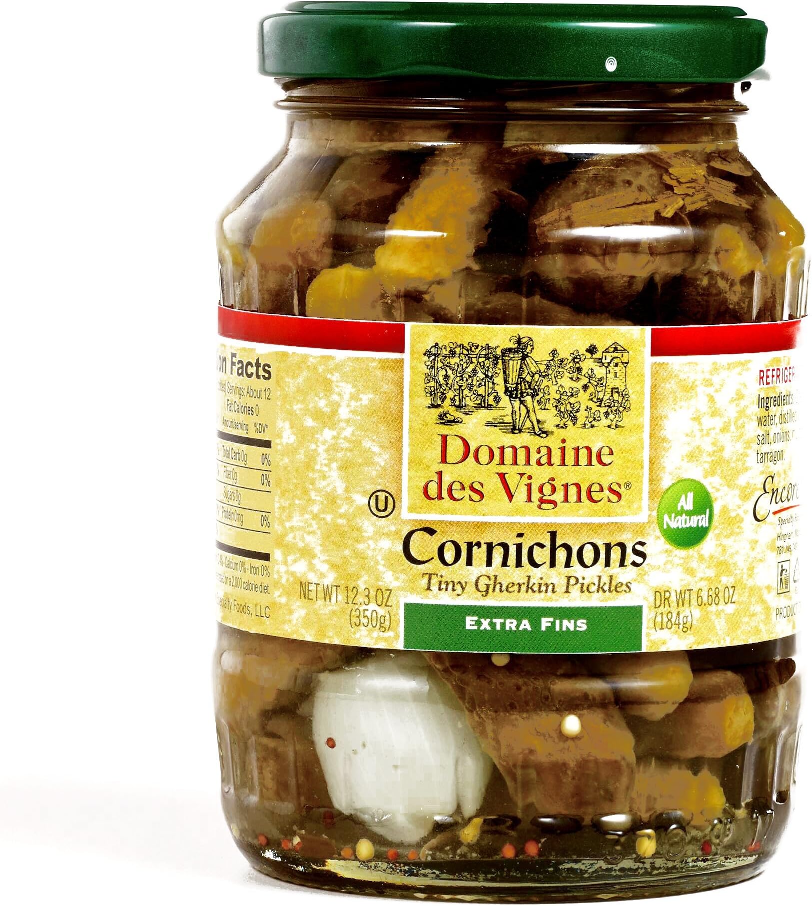 Domaine Des Vignes Cornichons 12.3 oz each (1 Item Per Order)