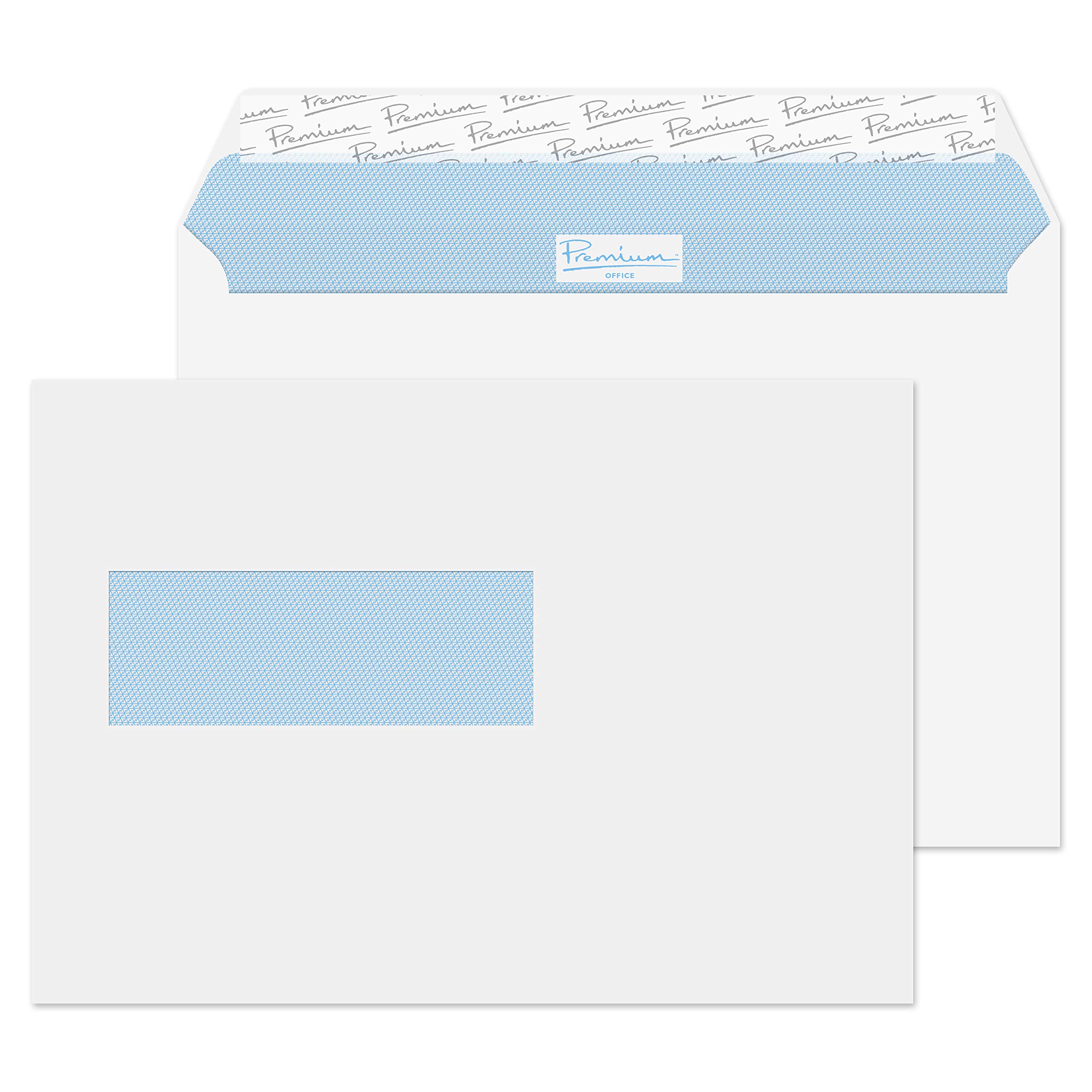 Blake Office C5 162 x 229 mm 120 GSM Dutch Window Wallet Envelopes (34266NL) Ultra White Wove - Pack of 500