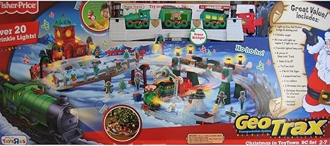fisher price christmas train geotrax