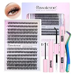 Pawotence Lash Extension Kit DIY 280pcs Individual