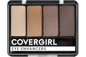 COVERGIRL - Eye Enhancers 4-Kit Eyeshadow, silky, sheer formula, double ended applicator, 100% Cruelty-free