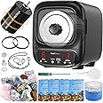 KoolStone C1 Pro Max Brushless Rock Tumbler Kit - Extra Large 3LB Capacity, Up to 6X More Noise Cancelling, Ultra Quiet Rotary Polisher with Full Accessories, Ideal for Adults Kids