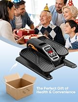 LUBBYGIM Under Desk Elliptical Machine, Motorized, 12-Speed, Quiet view 9