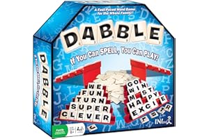 Dabble® Word Game | Fast-Paced Family Board Game | Enhances Spelling and Vocabulary for All Ages | Spell The First Five Words | Award-Winning and Educational Learning Game | Great Game for All Ages