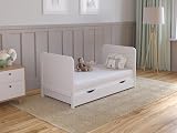 Love For Sleep Levi Baby Cot Bed 120x60cm White with Drawer & Mattress view 6