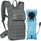 NOOLA Hydration Backpack with 3L TPU Water Bladder, Tactical Molle Water Backpack for Men Women, Hydration Pack for Hiking, Biking, Running and Climbing