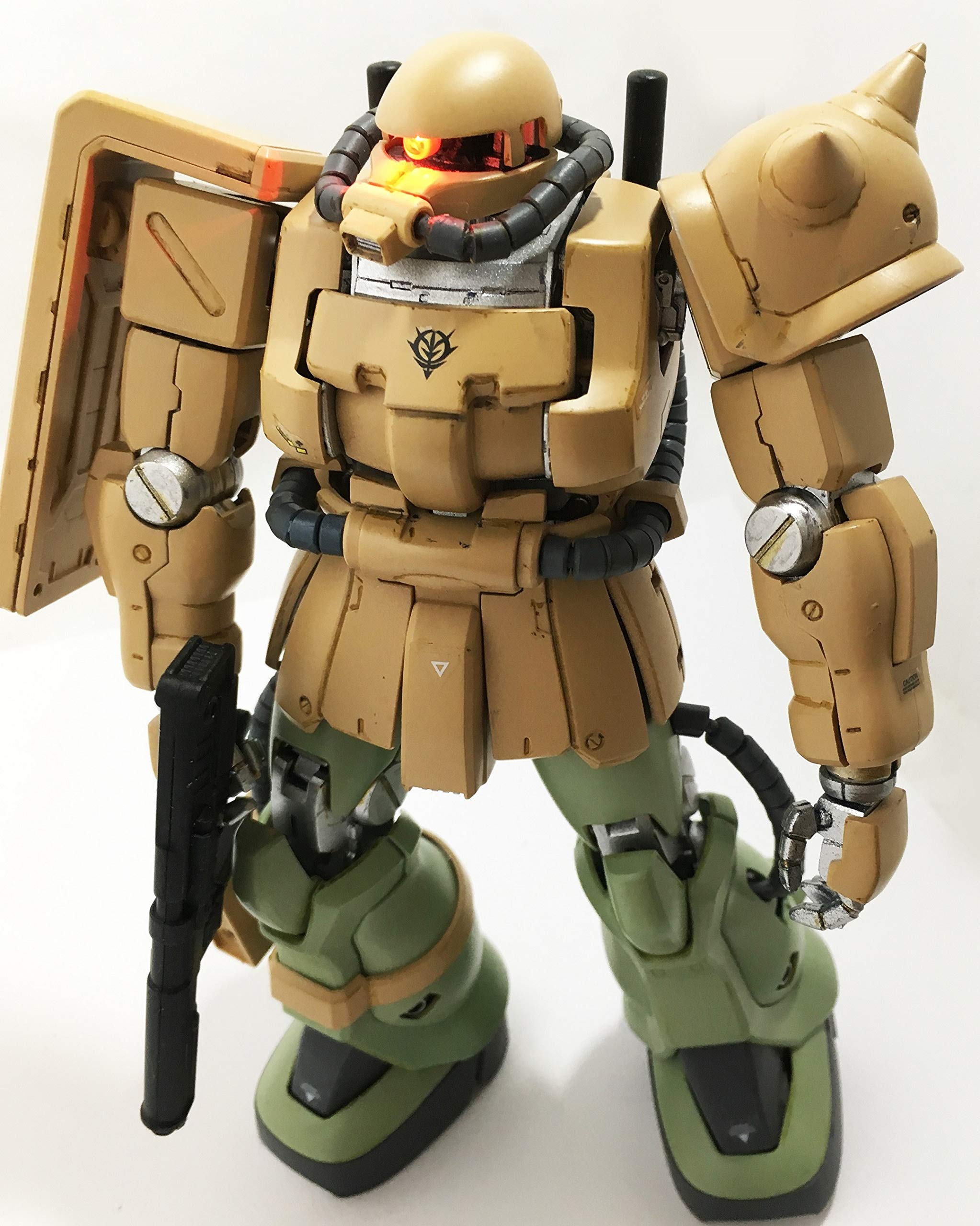 Bandai Hobby MS-06F2 Zaku II F2 Type Mobile Suit Gundam 0083 Zeon Kimberlite Base Type MG Gundam Modeling Action Figure 1/100