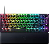 Razer Huntsman V3 Pro TKL 8KHz Esports Gaming Keyboard, Black | Analog Optical Switches Gen 2, 8KHz Polling, Razer Snap Tap, Rapid Trigger, Adjustable Actuation, Media Controls
