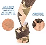 Proworks Kinesiology Tape 5m Roll Camouflage Green Elastic Muscle Support view 2