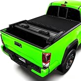 Soft Tri Fold Truck Bed Tonneau Cover for 2024-2026 Ranger 5FT Bed | (61") No Drilling,All Weather Protection,Anti-Theft Security,Quick-Folding Lock System Ford Ranger Accessories
