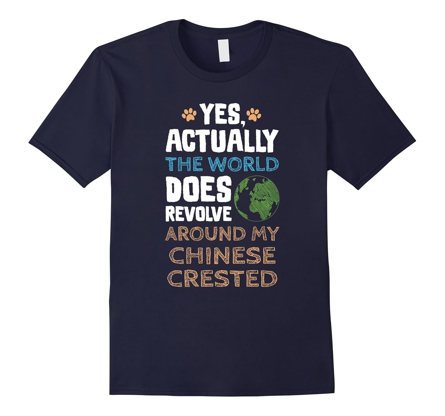 Funny Chinese Crested Dog TShirt Gifts Men Women-ANZ