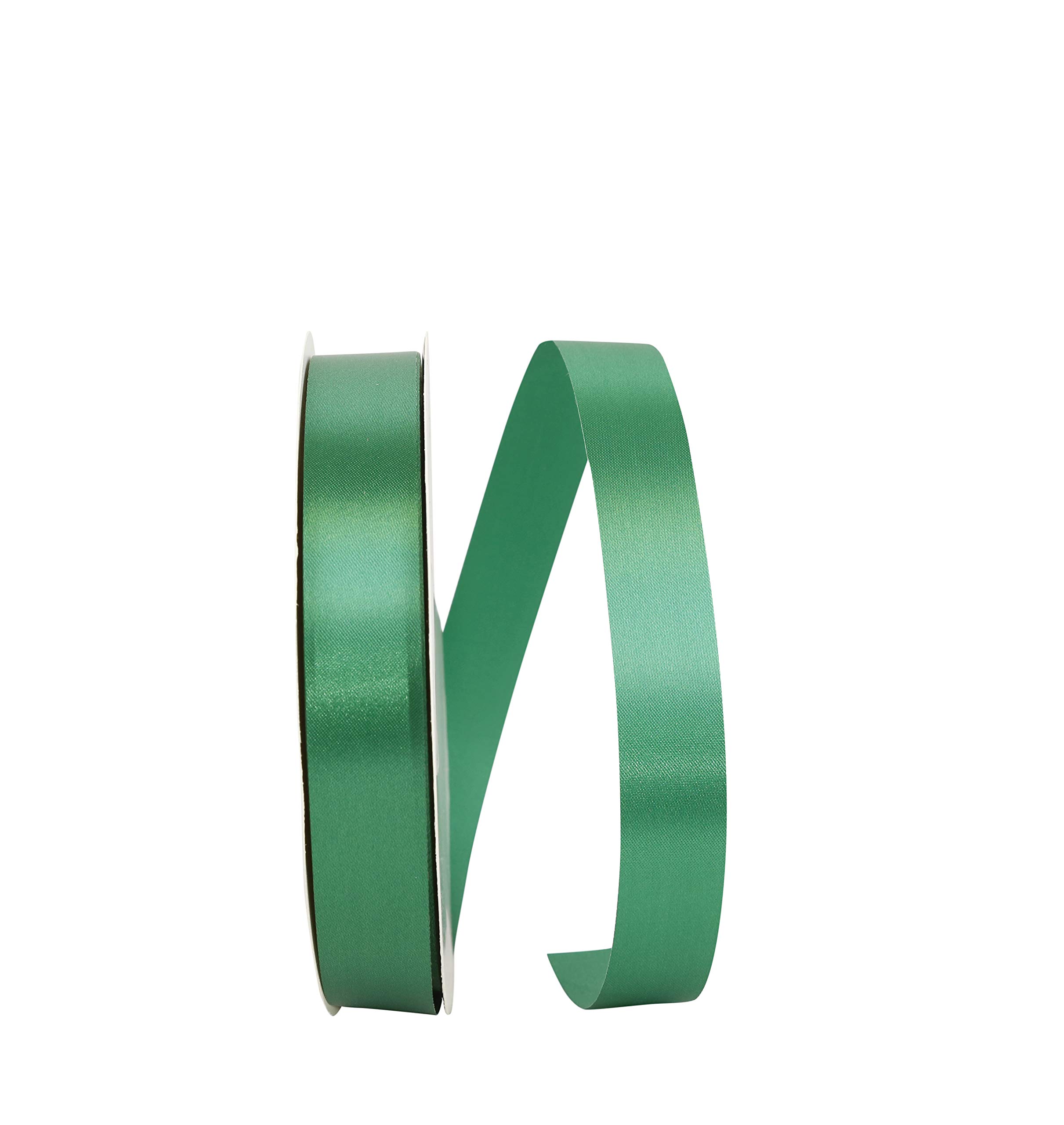 Reliant Ribbon Ribbon, Polyester, Forest Green, 7/8 Inch X 100 Yards