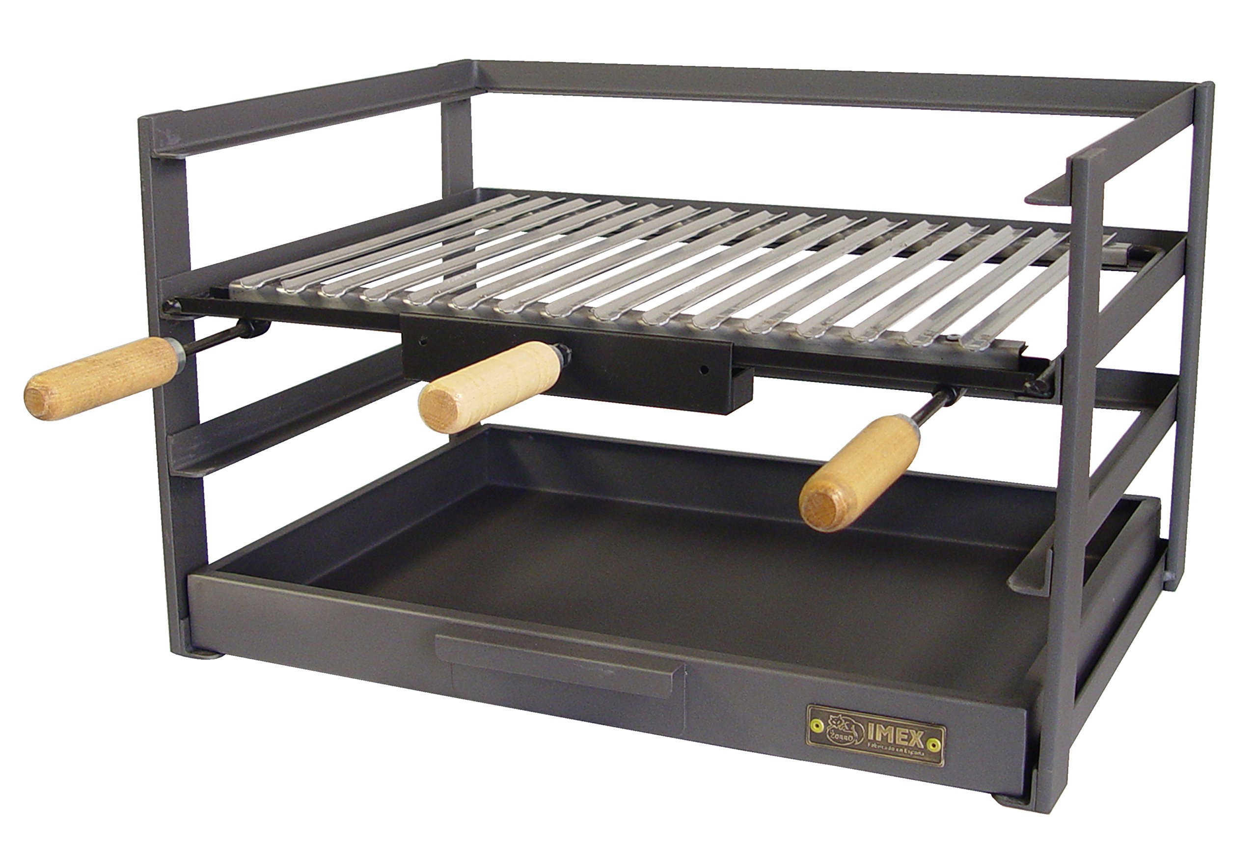Imex El Zorro Barbecue Drawer with Grill, Black, 46 x 41 x 35 cm, 71477.0
