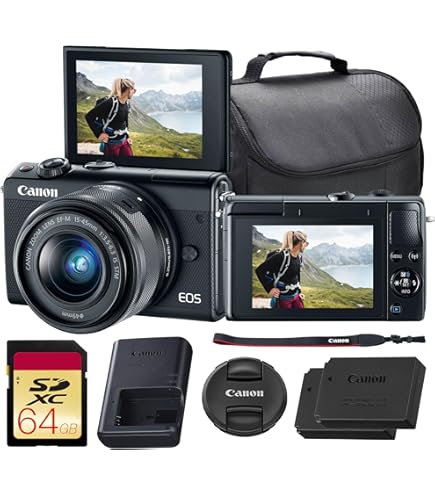 Amazon.com : Canon EOS M100 Mirrorless Camera w/ 15-45mm Lens - Wi